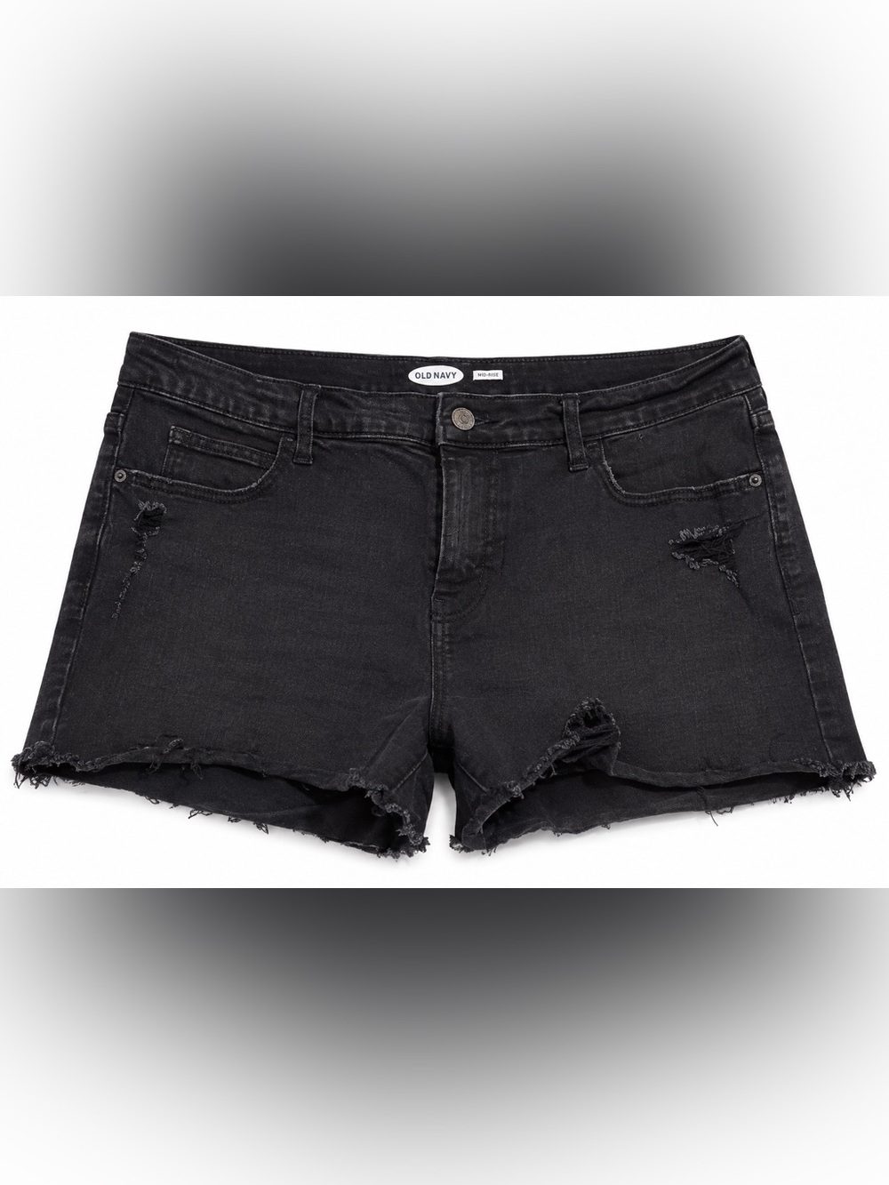 Charcoal Jean Shorts